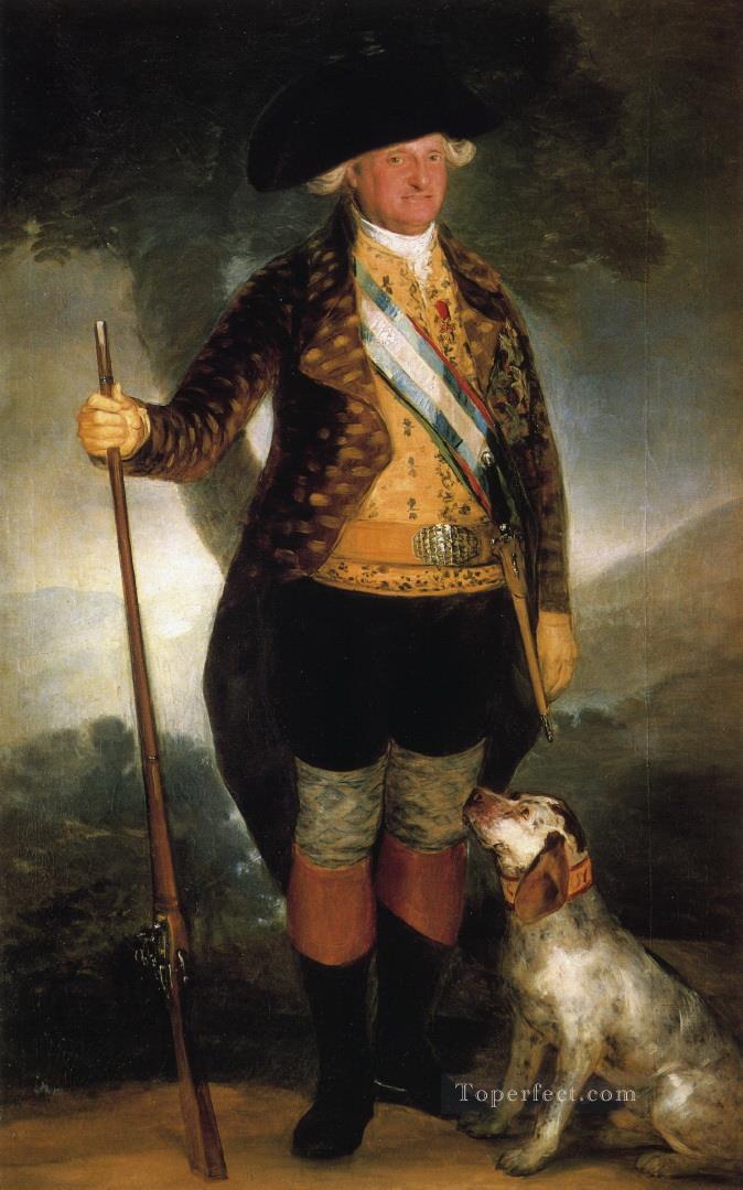 King Carlos IV in Hunting Costume Francisco de Goya Oil Paintings